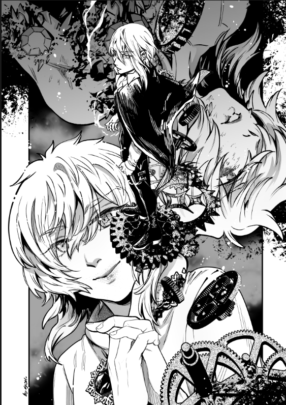 Nydoriko's tweet photo. Ink Cover ~ :D https://t.co/aadSohHnIS