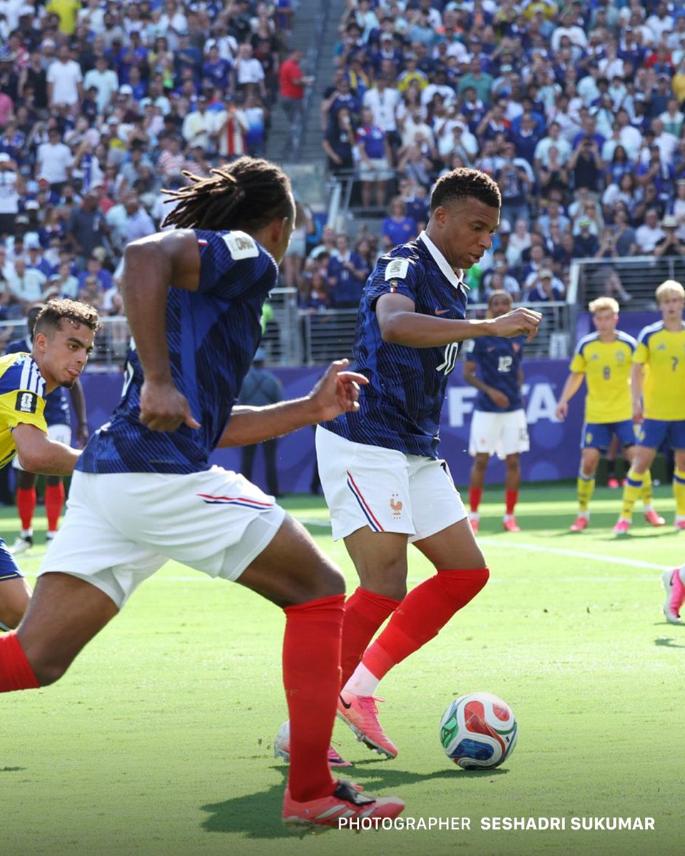 RamcoHardworker's tweet photo. Relentless. Clinical. Unstoppable.  

Kylian Mbappé delivered another masterclass, capping France’s commanding 3-0 victory over Sweden with a brilliant finish that sealed their place in the Round of 16 of the 2026 FIFA World Cup.  Hard work creates moments of brilliance.

 Today’s Hard Worker of the Match is Kylian Mbappé.

 #HardWorker #HardWorkerOfTheMatch #KylianMbappe #FIFAWorldCup2026 #Football #ChampionsMindset #Relentless #BuiltToPerform