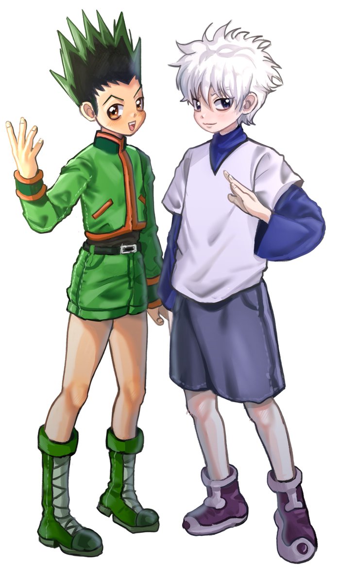 hee_hee_he's tweet photo. #HUNTERXHUNTER #Killua #Gon 
곤키르? 키르곤? https://t.co/BsLJQzrfAc