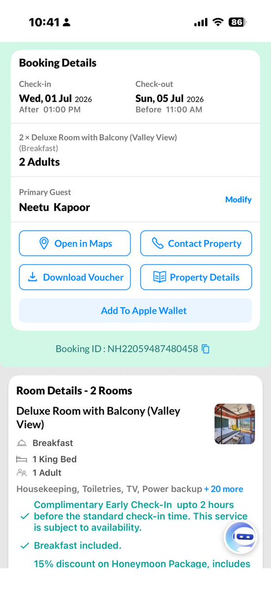 moistureyez's tweet photo. @makemytripcare @makemytrip your operational failure has completely ruined my parents' vacation. They booked a 5-day stay (1 to 5 July) at Echor Himalayan Aurum Resort, Manali on 21 May. Their booking was cancelled at 10:43 PM on 30 June, barely a day before check-in. https://t.co/RDlIOGpfXz