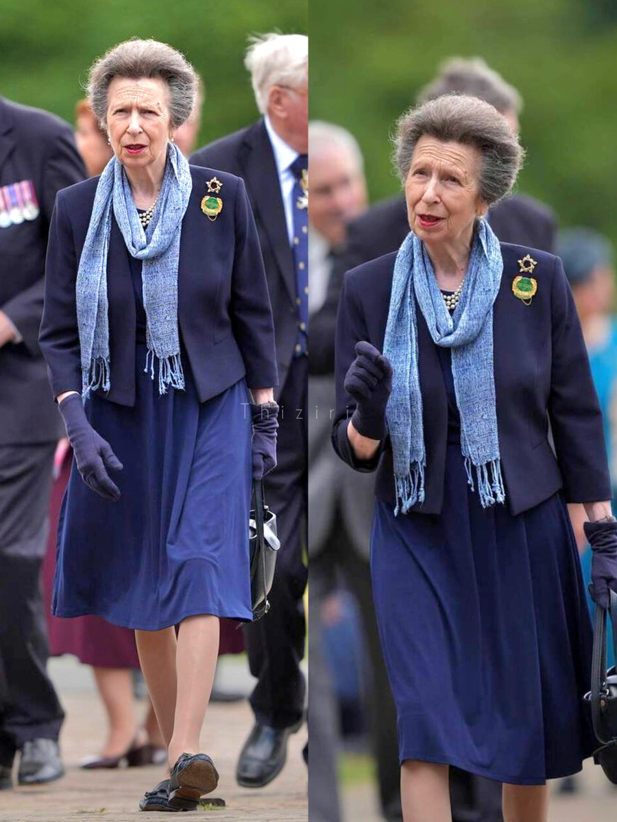 TheLaurences_'s tweet photo. Princess Anne during a service for the 110th anniversary of the Battle of the Somme at the Beaumont-Hamel Newfoundland Memorial in France ✨💙 https://t.co/ZRef3Q1Kba