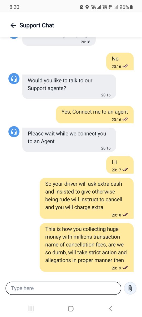 TruthNfaithIn's tweet photo. So this is how rapido extraction going on with millions cancellation fees collection office. 
@RapidoCares https://t.co/U0o0T7r8BS
