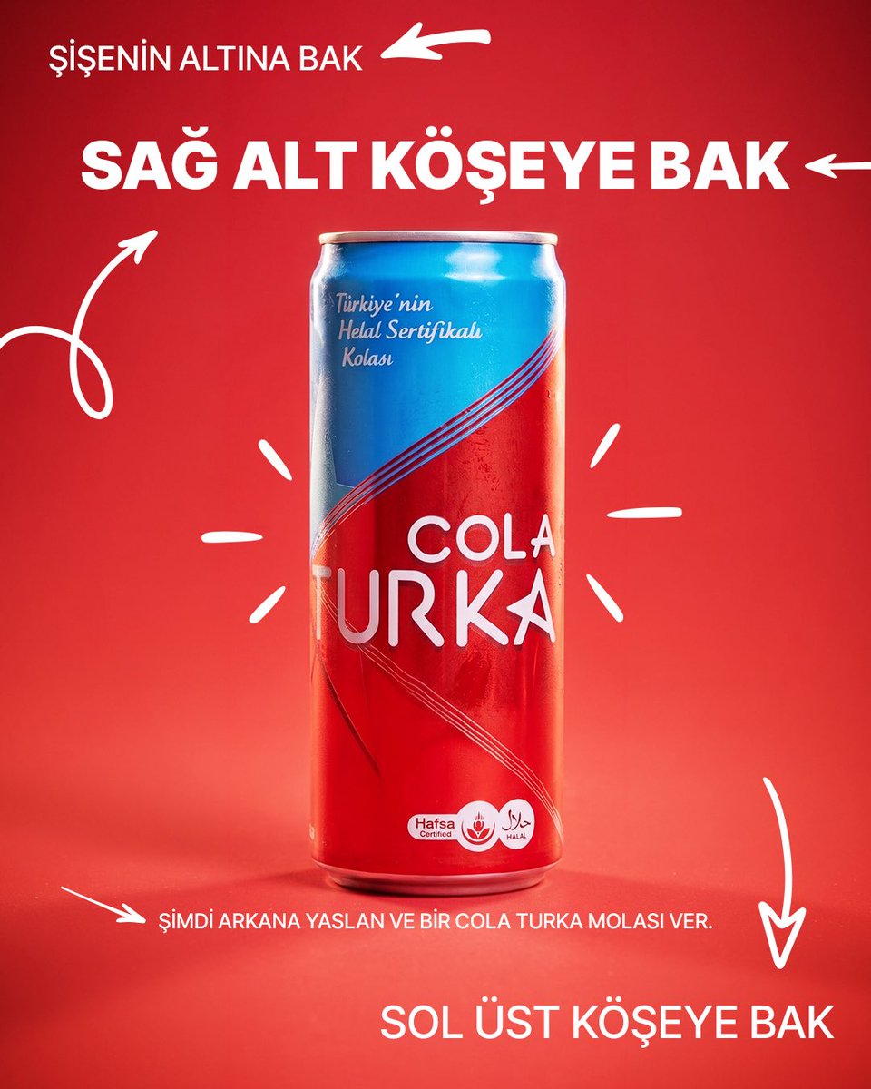 Cola_TurkaTR's tweet photo. #ColaTurka’nın sana bir mesajı var 😎🥤 https://t.co/m0fcaESHq3