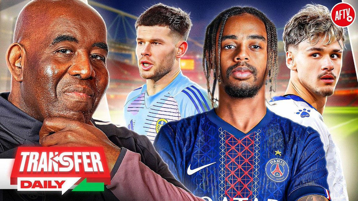 AFTVMedia's tweet photo. Arsenal STEP UP Barcola Move! Bosnian Winger Talks &amp; New French Keeper Target! | Transfer Daily

Watch now 👉 https://t.co/YONmSNI5cQ 📺

#TransferDaily https://t.co/n33tLakKUL