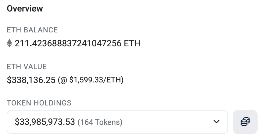 seedphrase's tweet photo. This wallet has $33M, btw. 

Infinite $$$ in the world, but only 10k Punks. 

Strap in. https://t.co/Ee95w66Wp4