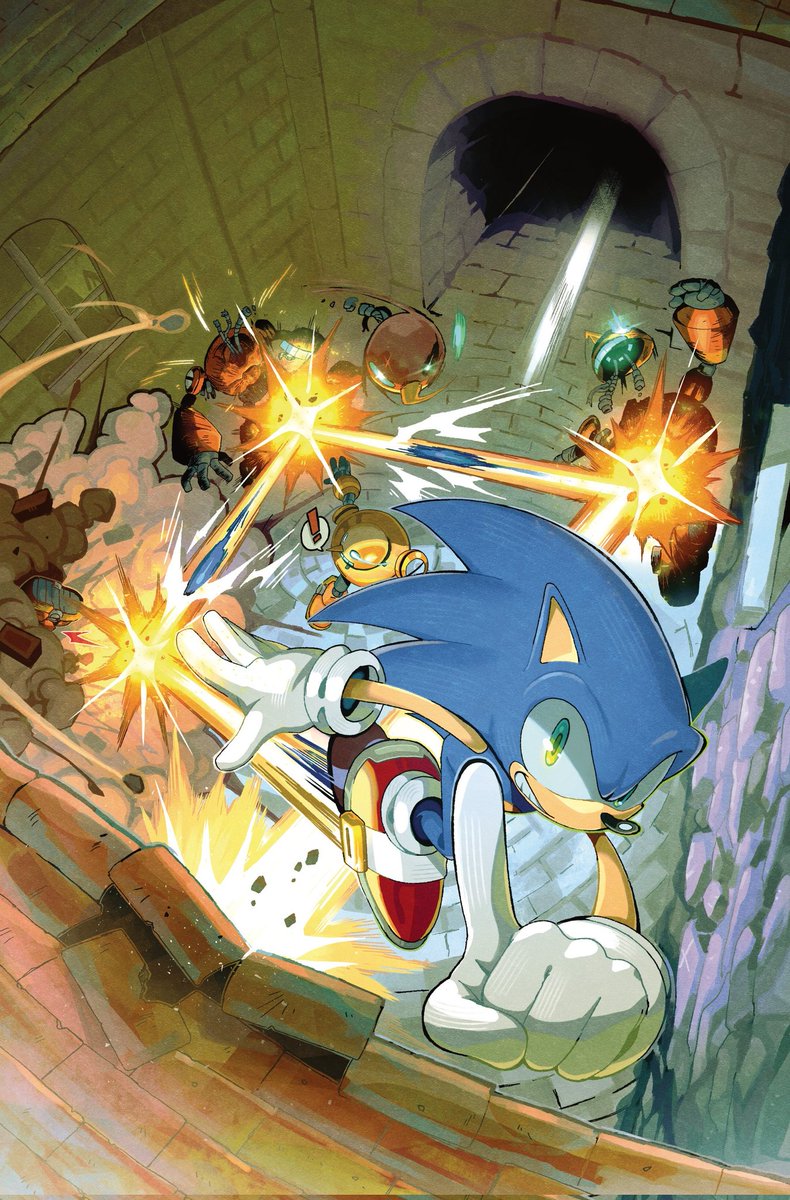 ARQ004SP's tweet photo. Because it's always good to repost older art that you're proud of!

My last four covers for the IDW Sonic comics! https://t.co/ce29S3cqTM