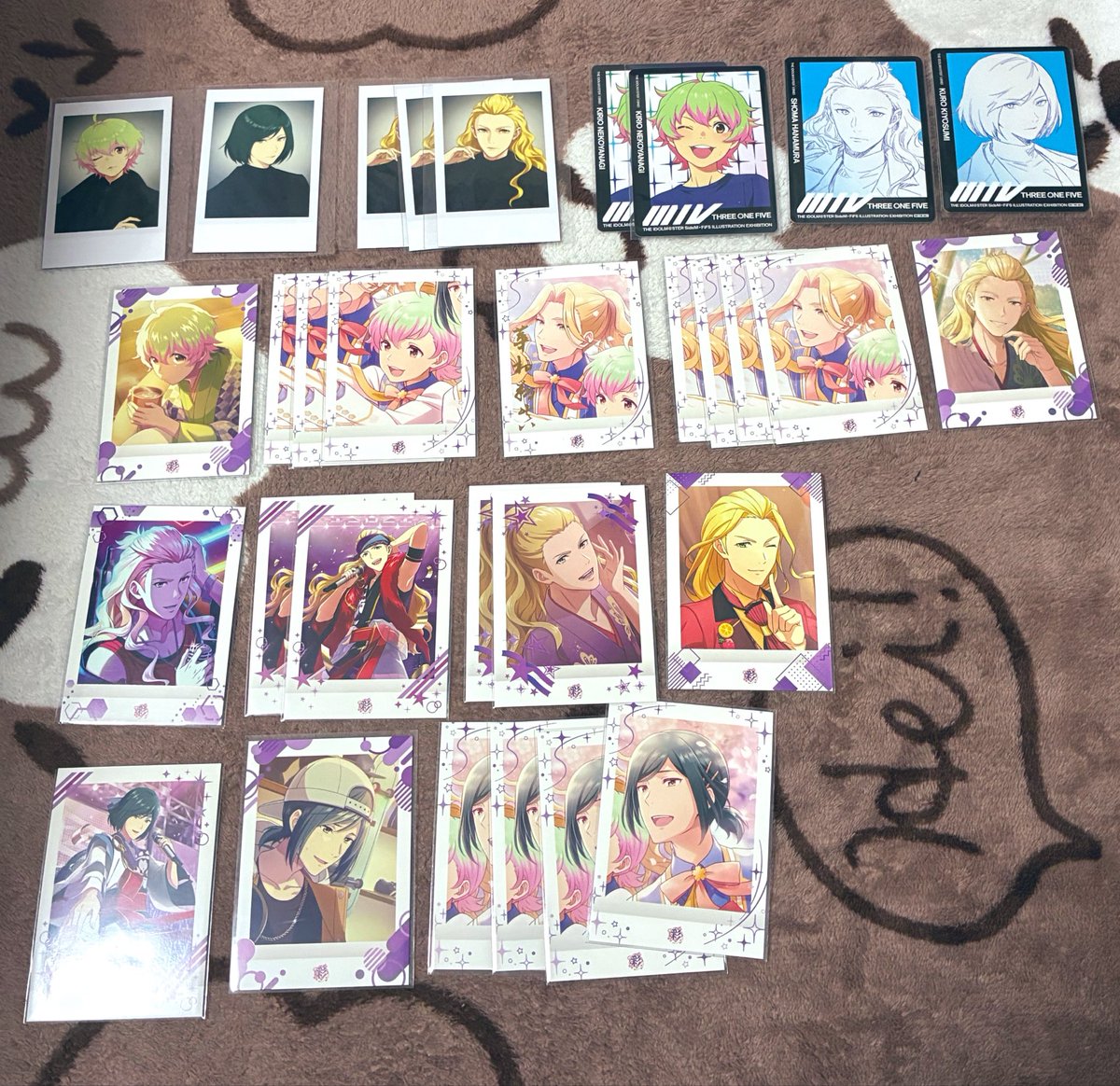 left_trhk's tweet photo. 【交換／讓渡】SideM ぱしゃこれ 特典 FiFS

譲:輝、薫、冬馬、朱雀、玄武、アスラン、巻緒、壮一郎、キリオ、九郎、翔真

求:雨彦(同異種過去弾、なんでも大丈夫です)or100円〜

過去弾や、過去のグッズ出てきてお譲り先探しております！どうぞよろしくお願い致します。
⬇️他キャラツリー https://t.co/NsLMEGmuND