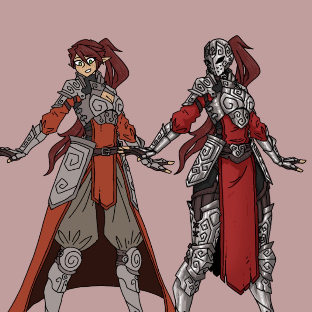 Forge_Draws's tweet photo. First iteration Vs latest https://t.co/DkXOfUb4xW