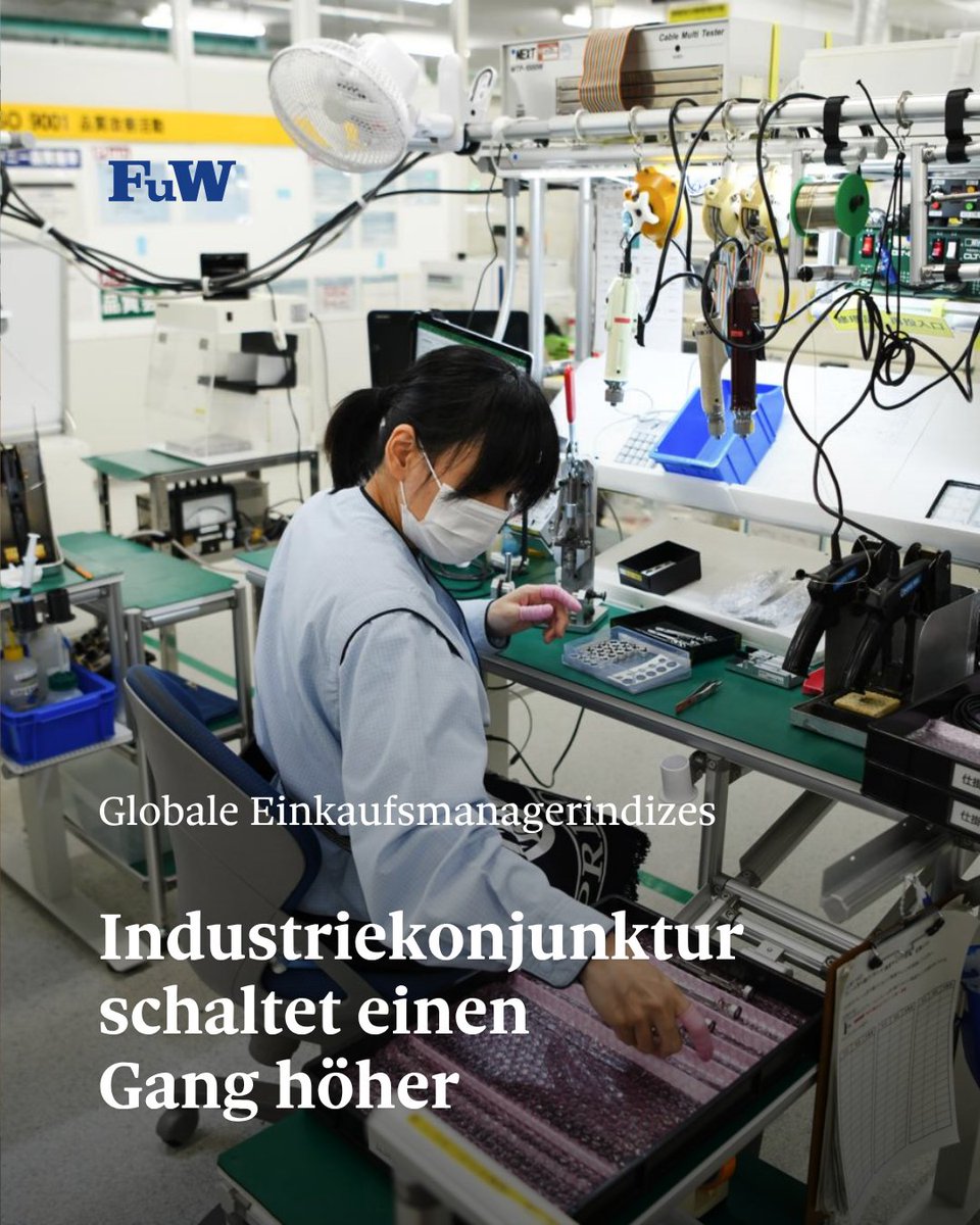 FuW_News's tweet photo. Niedrigere Energiepreise und verbesserte Lieferbedingungen fördern die Aktivität im Industriesektor. Der Anstieg der Verkaufspreise lässt langsam nach.

Den gesamten Artikel von Sylvia Walter können Sie direkt hier lesen: https://t.co/Rnj9LoKtoY https://t.co/JpmQJtOzfq