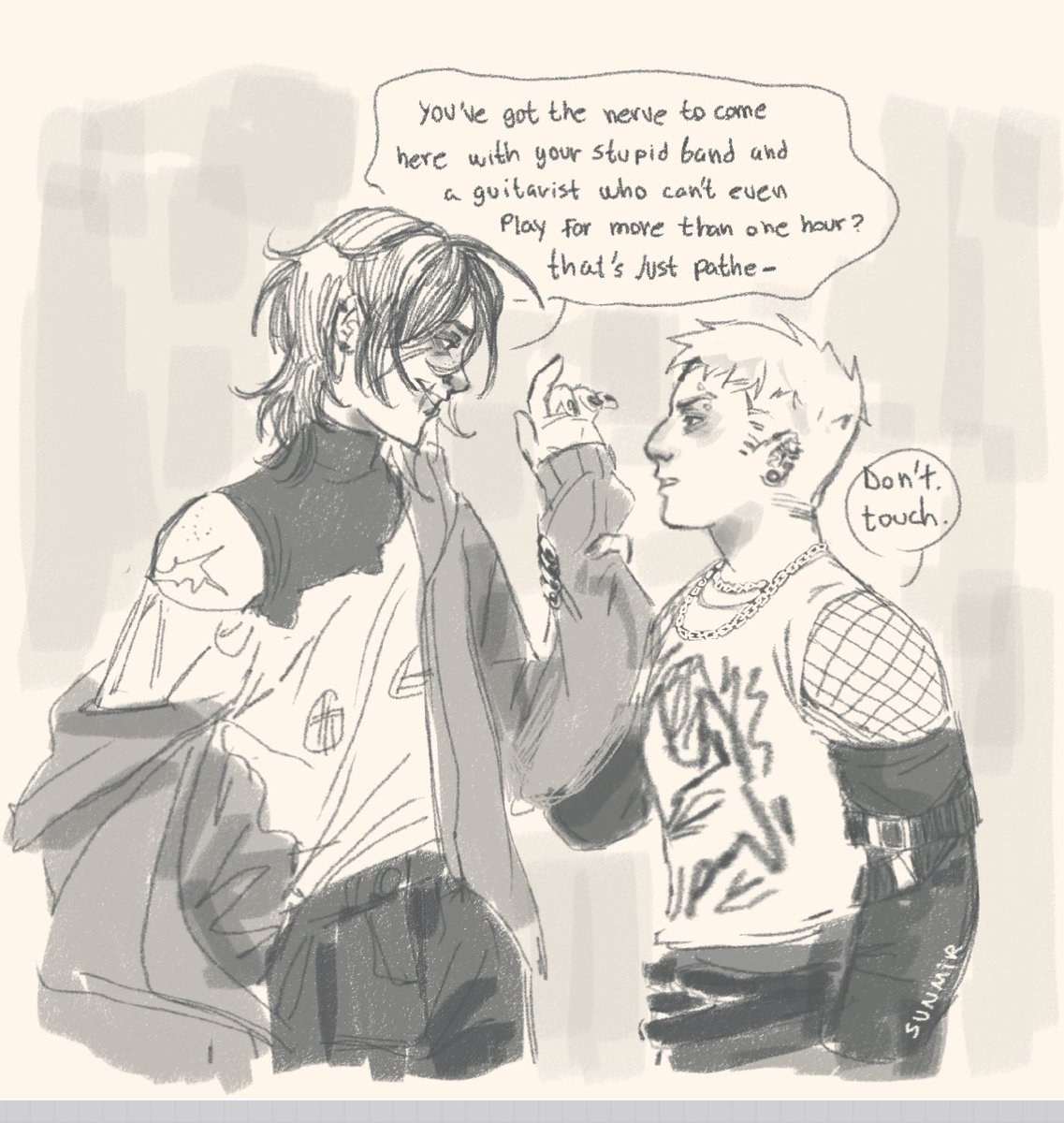 m_sunmir's tweet photo. #andreil band au, e o Kevin https://t.co/P46OJJidVS