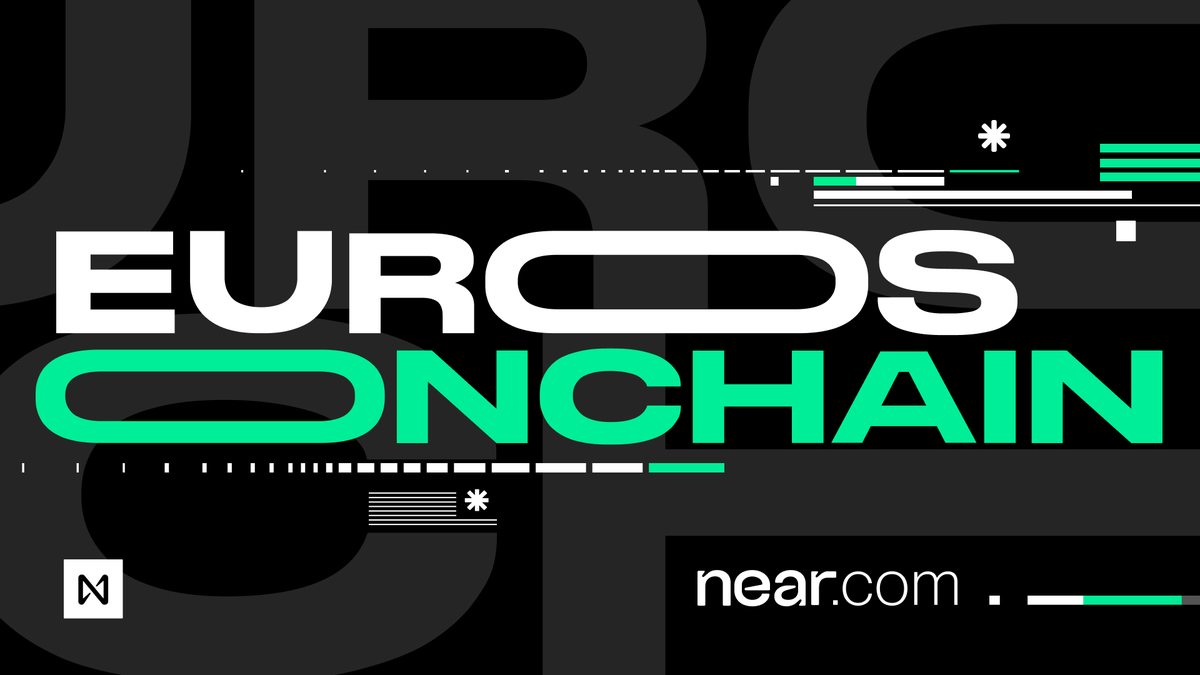 NEARProtocol's tweet photo. NEW LAUNCH

near​.com is bringing euros onchain.

This new on-ramp enables EU users to move euros from their bank accounts onchain and trade across crypto markets using their own wallets.

🧵 https://t.co/0e4Tnlyb1f