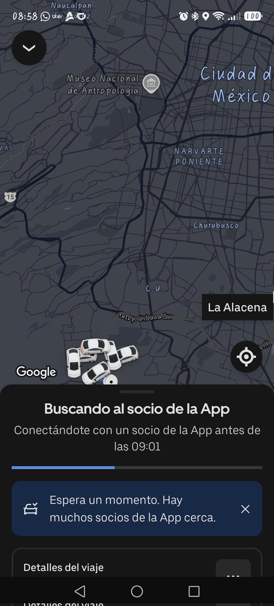esmeauditore22's tweet photo. @Uber_MEX de tantos ni uno?!, llevo más de una hora esperando eso sin hablar de que la app me debe 3 reembolsos y ni uno desde hace 2 meses aprox!! https://t.co/3xpLKVng3c