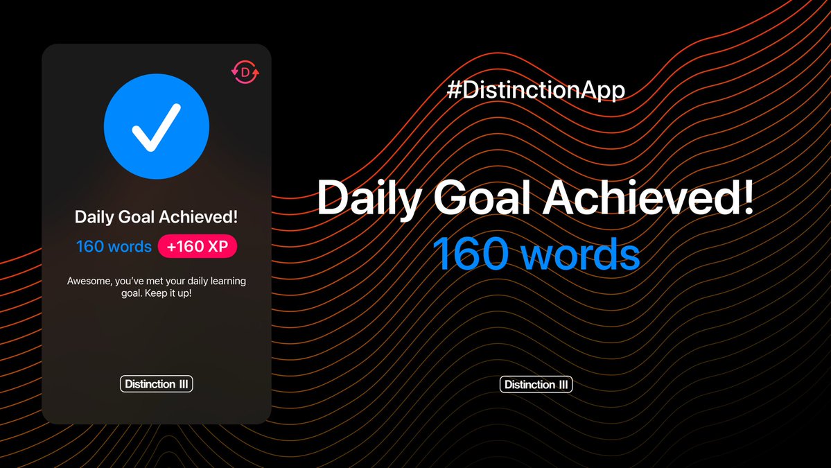 yu_learning's tweet photo. Distinction Challenge Mini 学習報告

【2026年7月・1日目】
教材：Distinction 3 / アプリ
範囲：92–251（160語 / 0.40周）
時間：18分

#英単語帳Distinctionチャレンジ #Distinction #英語学習 https://t.co/P27TIFNefA