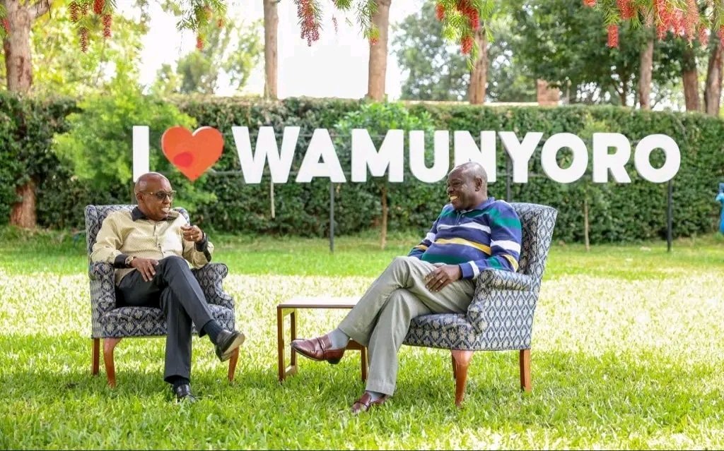 Kabogo_Henry's tweet photo. Hapa kunaendelea aje?
Rigathi Gachagua and Jimmy Wanjigi.. https://t.co/WotzIg1NEA