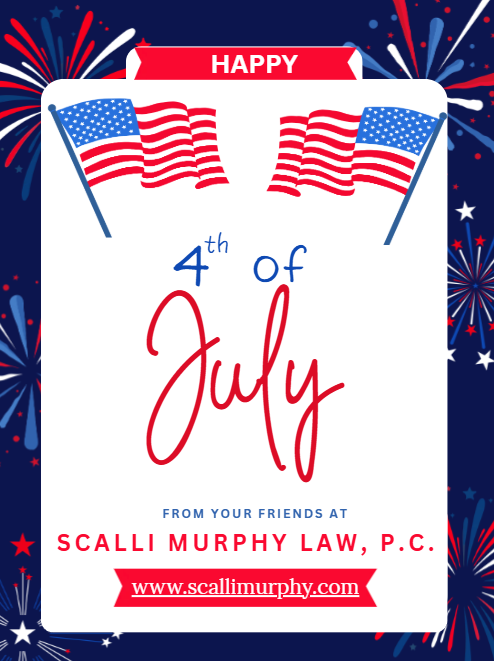 ScalliMurphyLaw's tweet photo. Happy 4th of July! We wish you a joyful and safe weekend filled with celebration.🎆 https://t.co/RFpbhEy45S