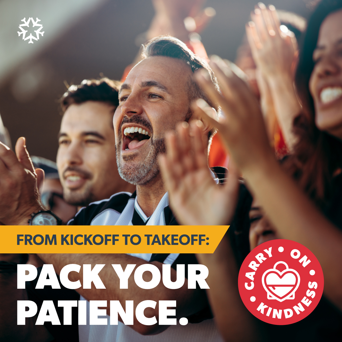 AirlinesDotOrg's tweet photo. Traveling for the big matches this summer? As airports experience higher passenger volumes, remember to pack your patience, arrive early and bring your best sportsmanship! ✈️⚽ https://t.co/JuIhVewy6Z