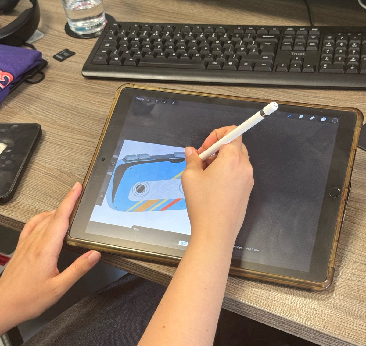 FuturLab's tweet photo. Here are some progress pictures from our jammers just a few hours into the Game Jam 🚀 coding, art, music - it’s all coming together 💙🧙‍♂️ https://t.co/DK6N4b0C7i