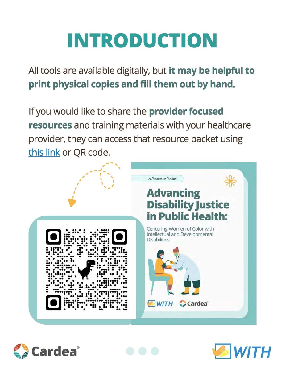 NNPHI_ORG's tweet photo. In honor of Disability Pride Month, Cardea is excited to reshare a new suite of tools created with and for Women of Color with Intellectual and Developmental Disabilities (I/DD). Access the full resource package here: https://t.co/xt9XFfwSyu https://t.co/ZtrHcJ5hpN
