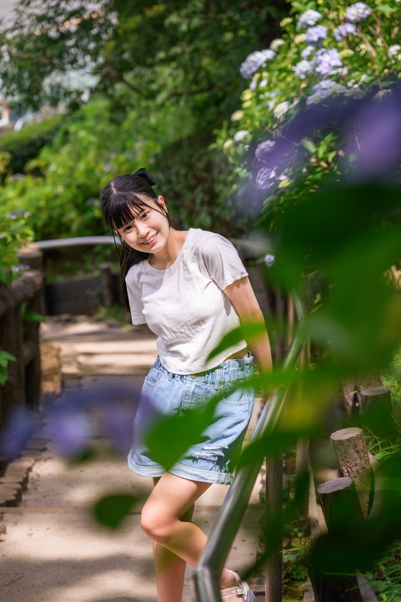 紫陽花の散歩道 ありんちゃん @arinn_1217 Z 24120mm f4 S Z35mm f1.2 S Z8
