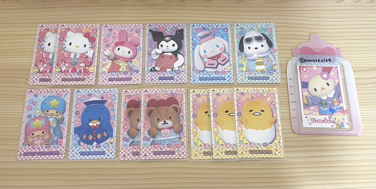 mm07ky124's tweet photo. 【 交換 】 サンリオ キャラポトレ

☆譲☆ ハローキティ マイメロディ クロミ
            シナモロール ポチャッコ タキシードサム
            リトルツインスターズ タイニーチャム
             ぐでたま

♡求♡ ウサハナ

郵送交換 〈 都内手渡し

よろしくお願いします୨୧ https://t.co/gLVxxZir29