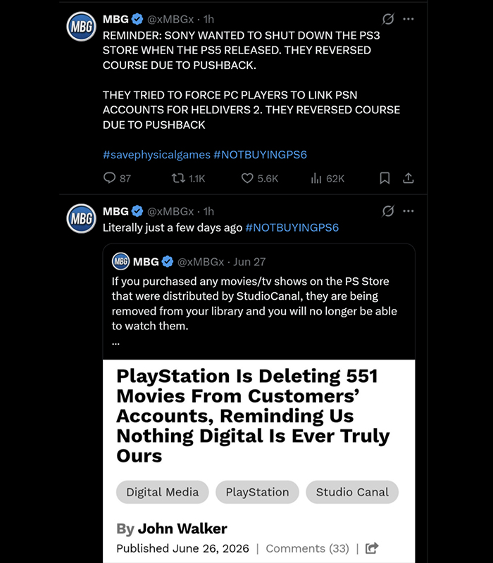 James tweet media