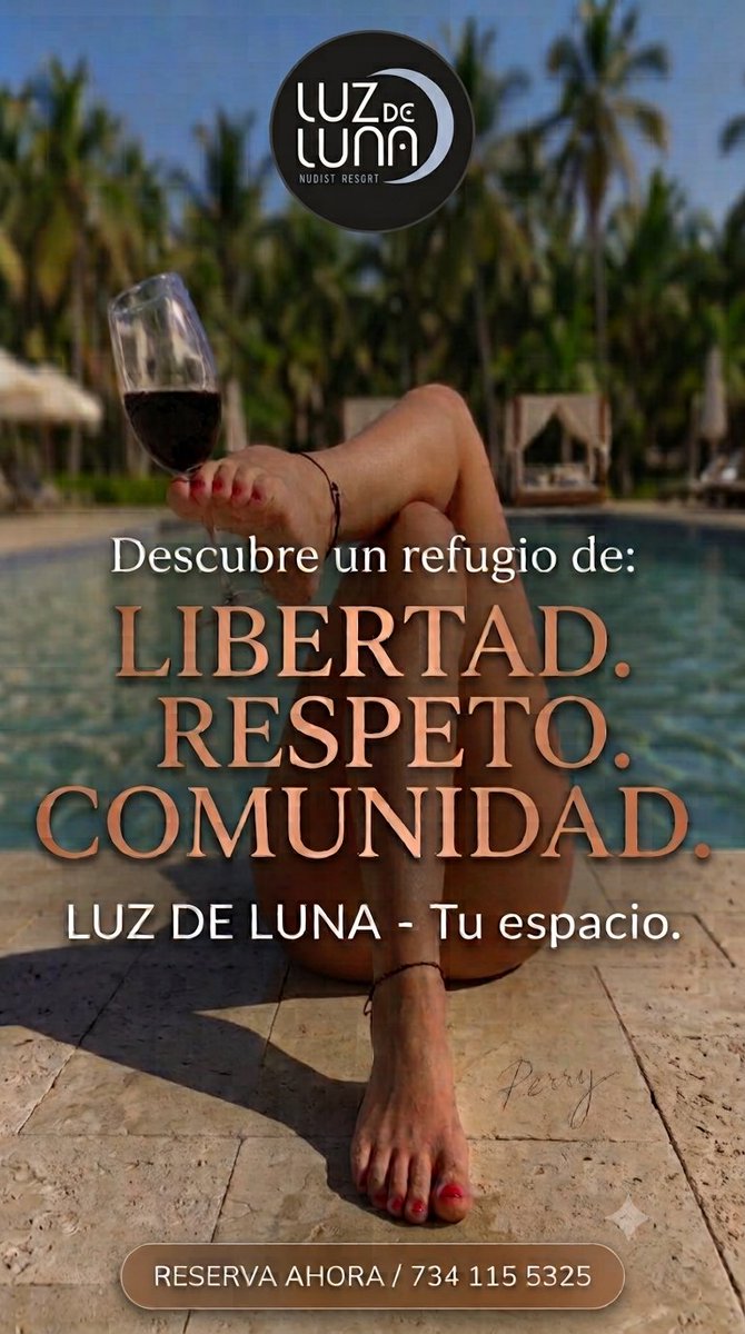 ResortLuna's tweet photo. Luz de luna hotel nudista a 2 horas de la CDMX 
Reserva 
Whats +52 734 115 5325
https://t.co/PBtIYHnmBv https://t.co/dHMkMXB4sK