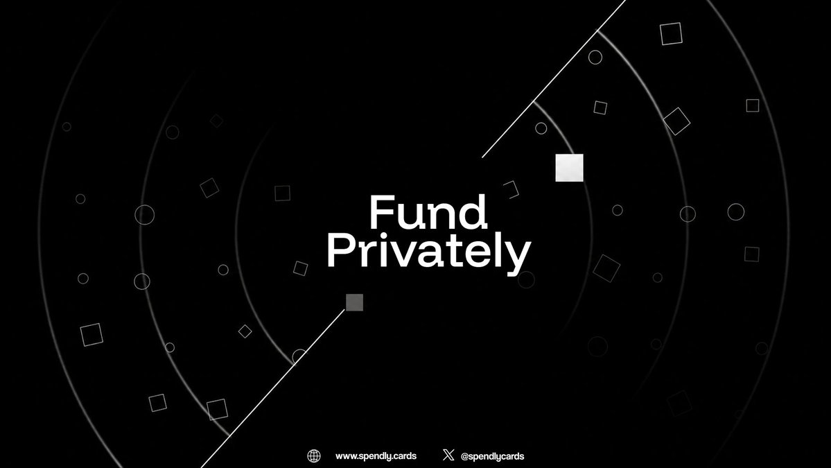 SpendlyCards's tweet photo. Fund privately

Spendly is designed to help separate your crypto wallet from your everyday spending, giving you a more privacy-focused way to use digital assets online.

Transactions are completely private" or "untraceable https://t.co/TEehg6rarD