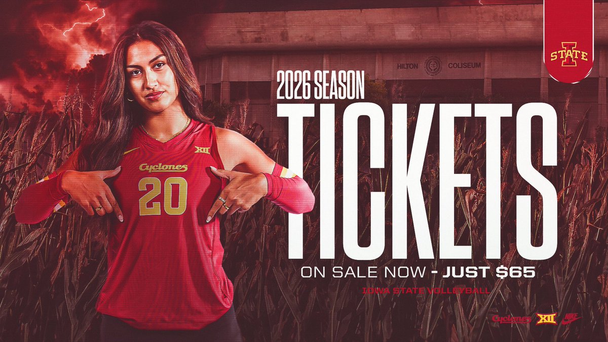 Iowa State Volleyball tweet media