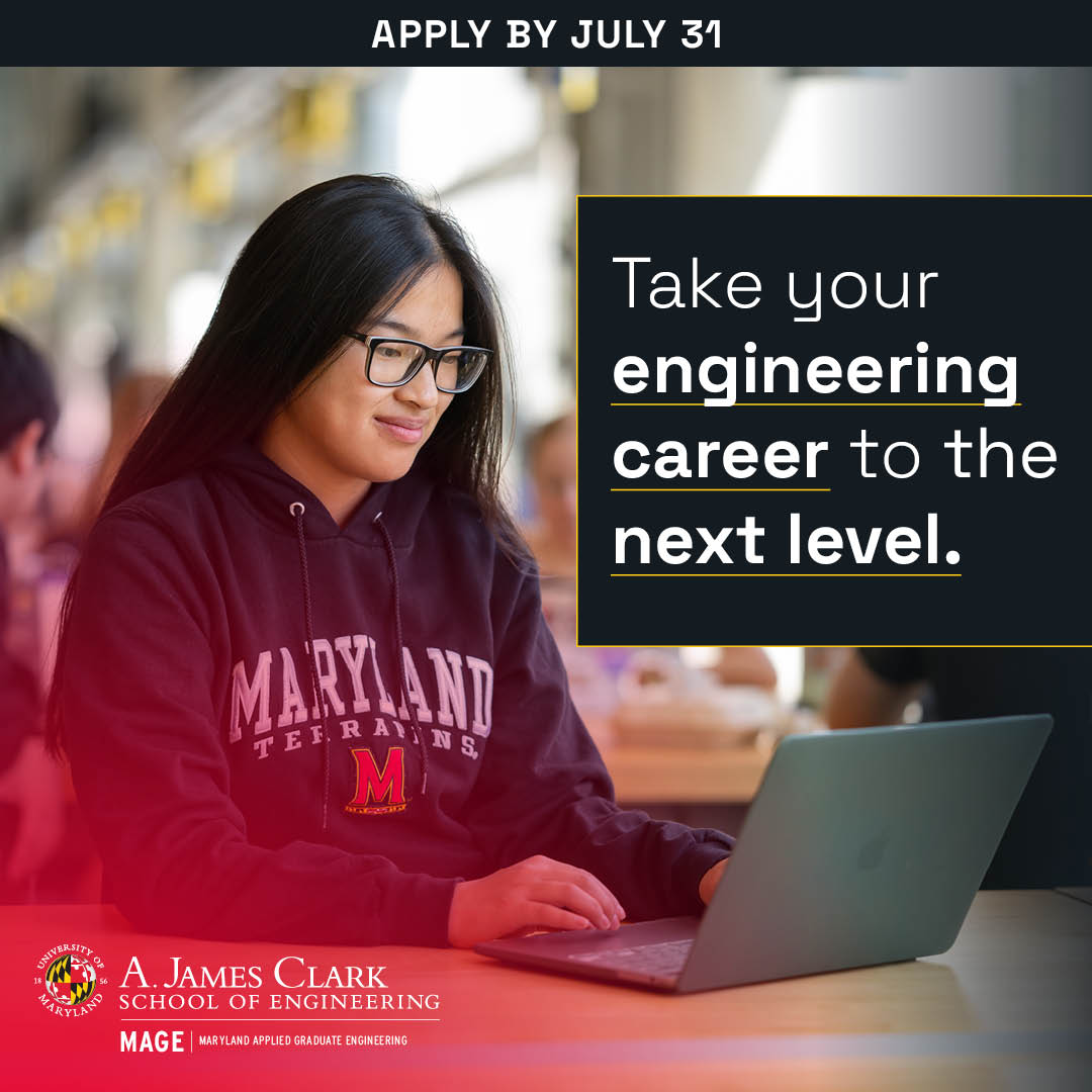 Maryland Applied Graduate Engineering tweet media