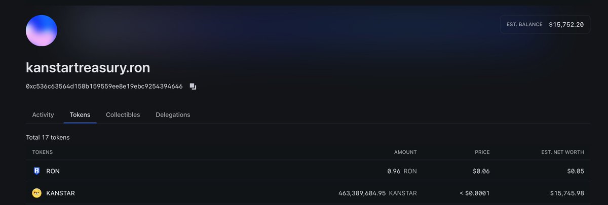 OsitoLimaX's tweet photo. Kanstar Transparency Update

We’ve always believed that transparency is the best way to address questions from the community. While we understand the sentiment of Web3 seeing many projects disappear over the years, Kanstar will continue building and we’d like to provide the blockchain facts regarding Kanstar.

1. Kanstar NFT Mint $RON Funds: The Facts

•⁠  ⁠100% of our NFT mint funds were allocated to opening the Kanstar validator on Ronin.
•⁠  ⁠Additional private investment was added alongside the mint funds.
•⁠  ⁠Combined, this amounted to the amount required to open a validator: 250,000 $RON, to provide perspective, when $RON was around $2 (roughly $500,000 in value at the time).
•⁠  ⁠We have never converted those mint funds into USDC or any other token. They are still there on $RON.
•⁠  ⁠The validator stake remains on-chain on Ronin and can be verified through the links below.

Today, with $RON trading around $0.057, the value of those same holdings is dramatically lower at exactly $14250. This is simply the reality of the market, and one of the main reasons our runway became much more limited.

100% of our Kanstar NFT Mint $RON Funds are INTACT.

Blockchain Proof:
https://t.co/7i6ELy9acS

2. KANSTAR Validator $RON Rewards

Validator rewards have not been sitting idle. They have been used to keep Kanstar operating, including:

•⁠  ⁠Validator development and maintenance
•⁠  ⁠AWS (Amazon Web Services) infrastructure
•⁠  ⁠Validator operational costs (approximately $600–800/month)
•⁠  ⁠Buybacks
•⁠  ⁠Supporting our art team
•⁠  ⁠Supporting our community team
•⁠  ⁠Supporting our Discord team
•⁠  ⁠Community giveaways
•⁠  ⁠Development of artwork and assets

As the price of $RON declined over time, the value of validator rewards decreased significantly, while key operational expenses continued to be paid in USD. This substantially reduced the validator's ability to cover ongoing costs.

Following Ronin's migration to Ethereum in May, validator rewards have also stopped, meaning this source of operational revenue is no longer available.

Despite these challenges, we've continued doing everything in our power to keep Kanstar moving forward. We have continued building, maintaining operations, and supporting the community, even without a consistent source of revenue.

3. Why Development Takes Longer

Many people have asked why certain elements on our roadmap took longer than expected.

The answer is simple:

As the value of our treasury and validator rewards decreased alongside $RON, our available runway became significantly smaller.

For example, the Kanstar x Pixels integration alone cost mutliple thousands of dollars for every one of the 4444 Kanstar NFTs in existance to have an animated version. We are incredibly grateful to both the Pixels team and The Pixel Rogue Studio we worked with for their patience while we secured the resources needed to complete. At one point, we even had to take on additional personal financing to finalize the integration.

4. Kanstar Treasury

We have also never sold out our $KANSTAR treasury funds. 463,389,684.95 $KANSTAR on our treasury.

The vast majority of our $KANSTAR tokens remain untouched and have primarily been used for ecosystem rewards and team support.

Blockchain proof: https://t.co/O9OdjDusYP

5. Personal KANSTAR Buybacks

Personally, I have continued increasing my own Kanstar NFT position through buybacks because I believe in the long-term future of the project. Currently I’m the 3rd top holder in the world with 170 Kanstar NFTs.

Blockchain proof:
https://t.co/v1pDgUPasA

6. Looking Forward

In the future our $Ron mint funds (Valued at $14250 at the moment) will be moved to Binance staking to improve capital efficiency while continuing to support Kanstar’s long-term sustainability.

Despite the challenges, we remain committed to Ronin.

We continue to believe in the future of the ecosystem and community, we continue building.

Thank you to everyone who has supported Kanstar, trusted us, and continued building alongside us.