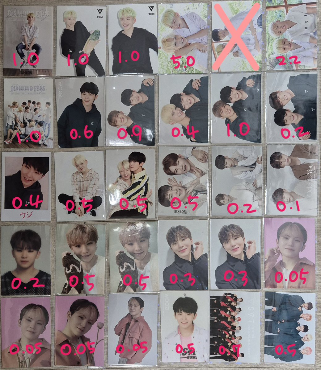 nnewsellacc's tweet photo. 세븐틴 우지 이지훈 포토카드 포카 트레카 일괄 양도 판매

포토카드 일괄시 할인 가능.
10만원 이상 구매시 할인 가능.
네고 가능 

준등기 불가능.
CU, GS25 반택가능 +0.2
택배 +0.4

번개장터 수수료 본인부담시 가능

dm X / openkakaotalk only.
https://t.co/XQlAVwe59a https://t.co/ThAhh8tIoq