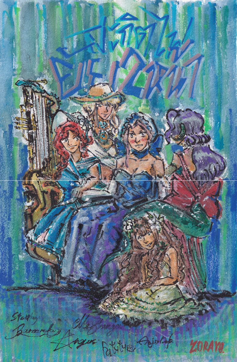 yu_iad's tweet photo. พอดีเห็นโปสเตอร์ละครวายแล้วอยากลองวาดแบบนี้ดู ในงาน Friend Meeting Reverse 1999 13 กันยายนนี้ เดี๋ยวว่าจะเอาตันฉบับไปด้วย
#friendmeeting2 #Reverse1999 #Reverse1999TH https://t.co/0dKVcgHAaP