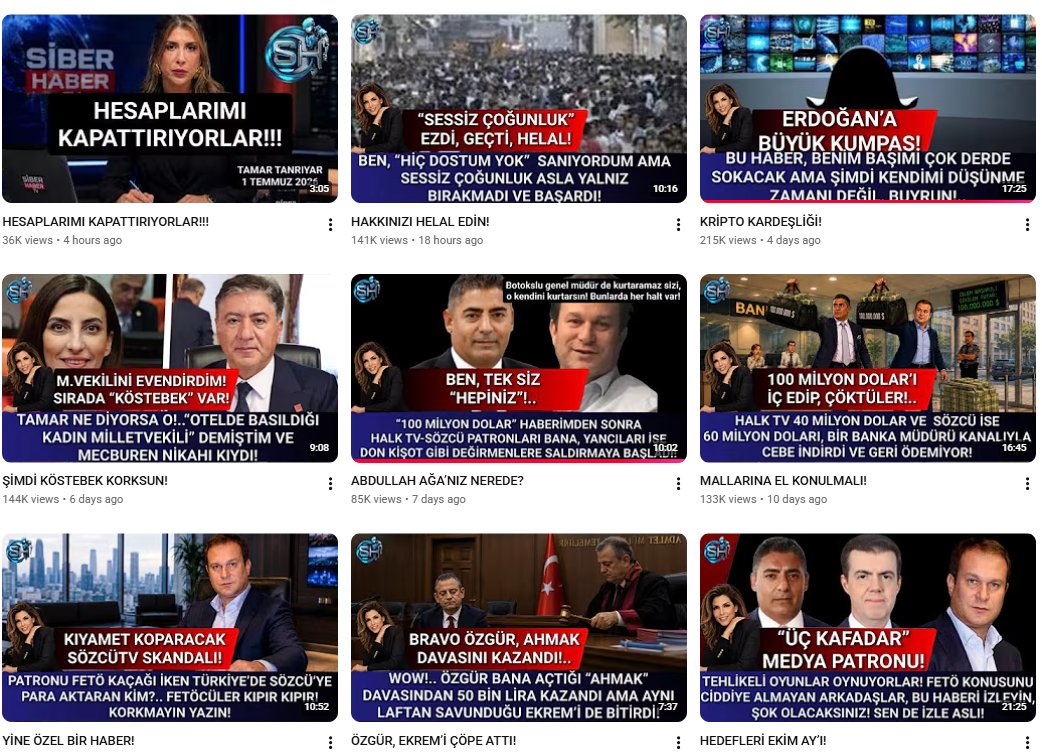 omermuratx's tweet photo. Tamar Tanrıyar'ın son videolarını baktığınızda özellikle Sözcü TV ve Halk TV'yi hedef aldığını, bu konuda onun üzerinden bazı bilgiler paylaşıldığını görüyoruz. Bu bilgiler açık edilmiyor, ucundan gösteriliyor, muhatapları korkutulmaya çalışılıyor. Burada sorulması gereken soru şu: Şu konjonktürde bunu neden yapıyorlar.

Anlaşılan o ki Sözcü ve Halk TV'ye Kılıçdaroğlu'nu desteklemeleri için gözdağı veriliyor. Bir nevi onlara şu deniyor: "Size bu rejimde muhalefet yapma hakkını, bizim çizdiğimiz sınırlar içerisinde kalmanız kaydıyla vermiştik, şimdi siz Özgür Özel'i destekleyen Kılıçdaroğlu'na arka çıkmayan bir yayın politikası izleyerek bu çizgilerin dışına çıkıyorsunuz. Hizaya gelmezseniz sonuçlarına katlanırsınız!"