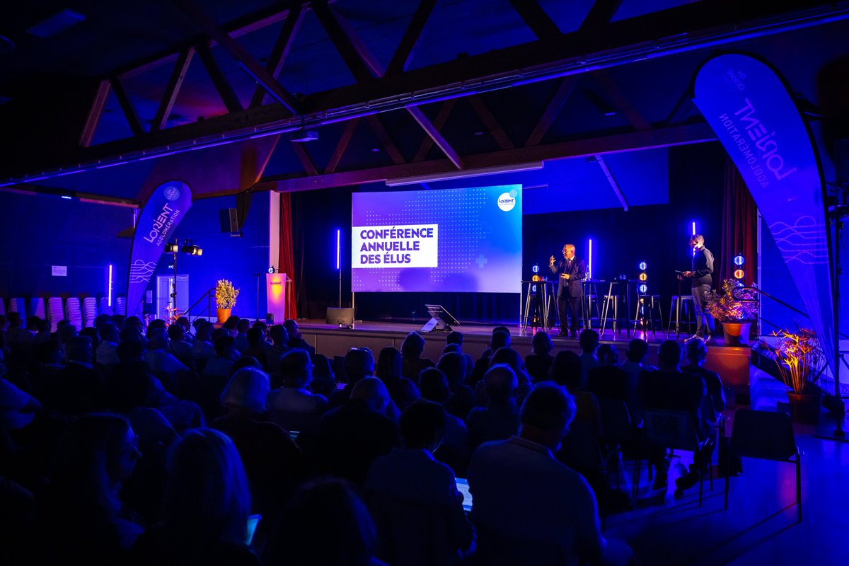 LorientAgglo's tweet photo. 🏘️ Lorient Agglo lance l’élaboration de l’Acte II de son projet de territoire
🤝 Lors de la 1ère conférence annuelle des élus du territoire
🎯 Une nouvelle phase pour actualiser les priorités collectives jusqu'en 2030
✅ Tout en conservant le cap fixé à l’échelle du territoire https://t.co/V4PZgRTo58