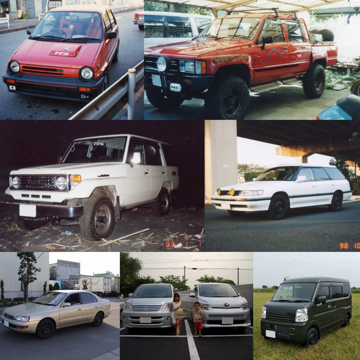 gupimoto's tweet photo. #これを見た人はこれまで所有したメーカーと台数をカウントすること
■車 計8台
トヨタ 5台
スズキ 1台
ホンダ 1台
スバル 1台

■バイク 計25台
ホンダ 13台
ヤマハ 6台
スズキ 5台
カワサキ 1台 https://t.co/y0vz3PDGEQ