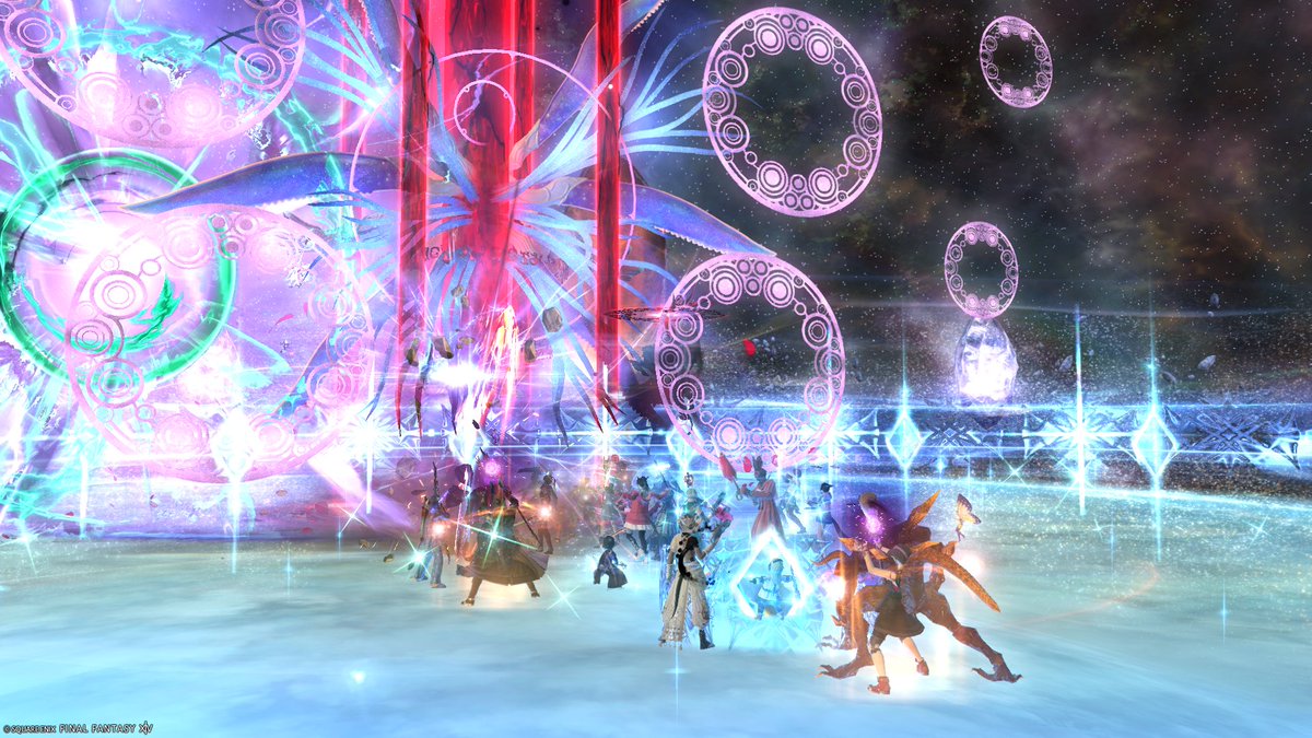 comradeFFXIV's tweet photo. 週1の古銭回収でウィンダス：ザ・サードウォークへ！
Discordでは全く別の話で大盛り上がり🤣
気付けば全員ギミックを見ておらず、プロマシア戦でフルパ全滅😂
他アライアンスの皆さんに蘇生していただきました🙇
楽しい時間は周りが見えなくなるので要注意ですね🤣

#FF14 #FFXIV #Typhon #comrade https://t.co/DJApfPpwr0