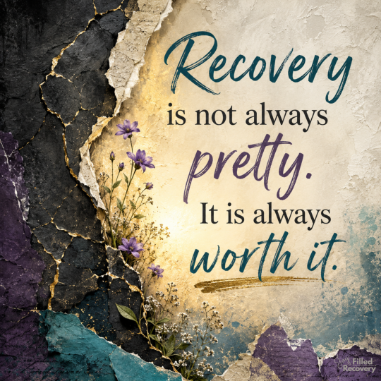 Joyfillrecovery's tweet photo. Recovery isnβt always pretty.
Some days it looks like doing the next right thing with tears in your eyes.
Some days it looks like choosing peace even when chaos still feels familiar.
Itβs not always easy.
But it is worth it.π
#RecoveryIsPossible #CleanAndSober #AddictionRecovery https://t.co/AKBI6M2Tsc