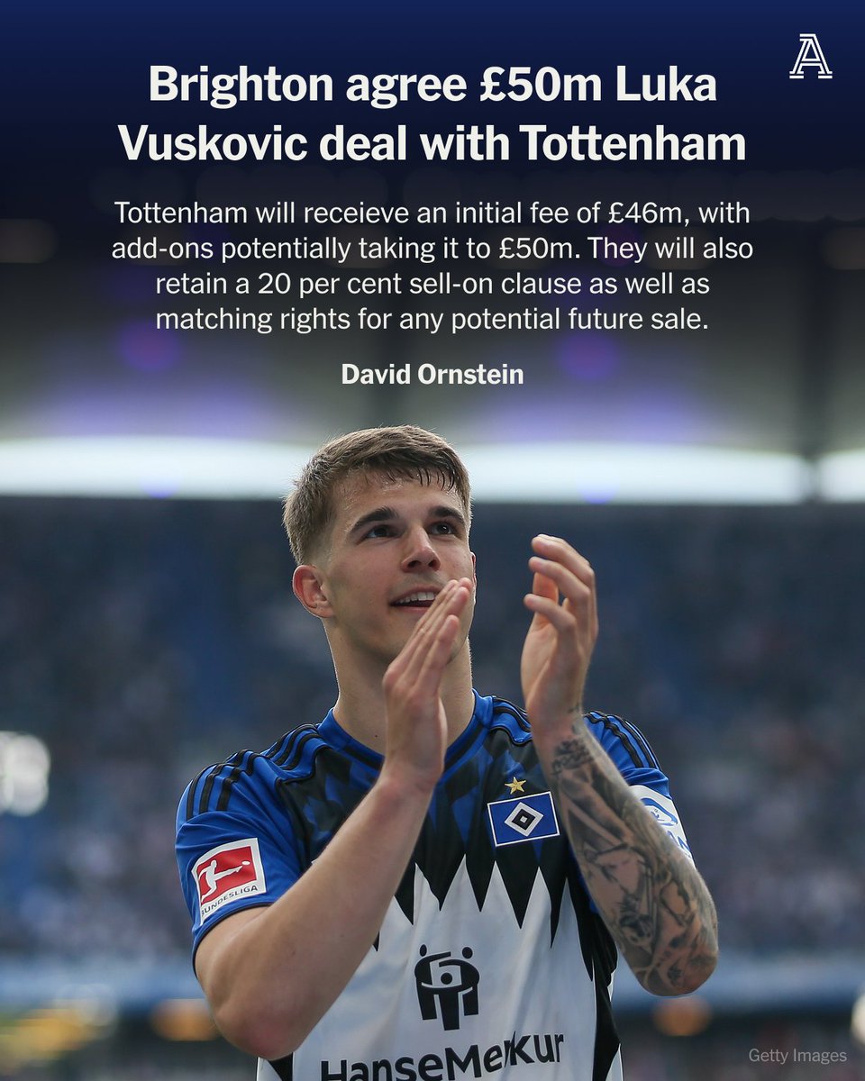 Brighton Sign Luka Vušković