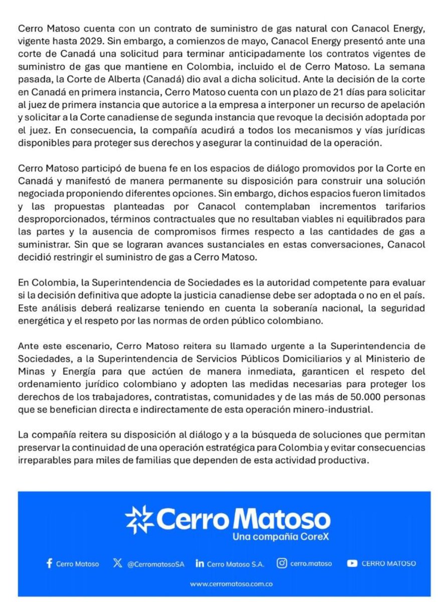 jblanco1996's tweet photo. Señor presidente @petrogustavo el Sur de Córdoba, y en especial Montelibano necesita de que el Gobierno Nacional intervenga urgentemente en este asunto, están en riesgos centenares de puestos de trabajo y la estabilidad económica de la región. @PalmaEdwin @cielo_rusinque https://t.co/GQ9efWjaM6
