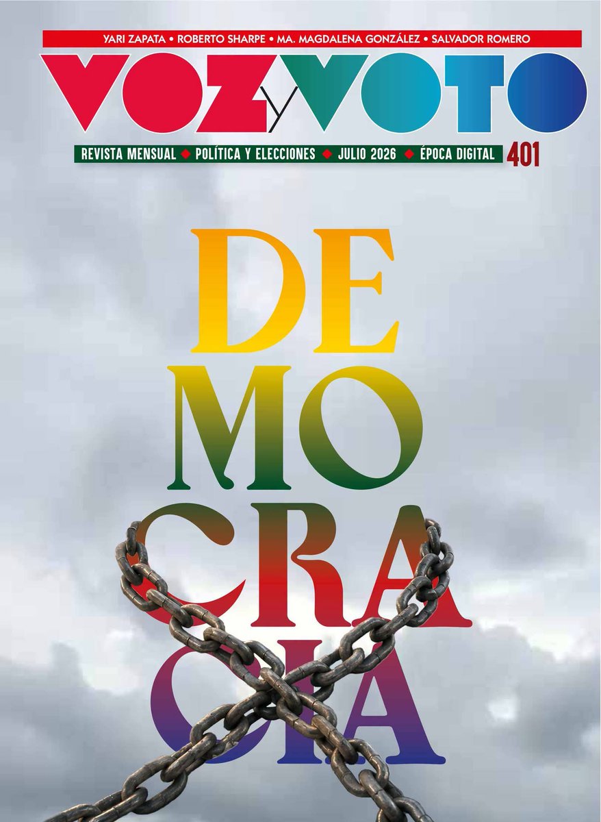 revistavyvmx's tweet photo. 📣✨ Ya está disponible la edición de #Julio Voz y Voto

🗳️⚖️ La democracia atraviesa una etapa de tensiones, preguntas abiertas y decisiones que marcarán el rumbo electoral de los próximos años.

📌 En esta edición reunimos análisis sobre las reglas rumbo a 2027, la complejidad del calendario electoral, las pre-precampañas, la representación política, los límites institucionales, la austeridad electoral y los desafíos democráticos en América Latina. 🌎

🧭 Una mirada plural, crítica e informada para entender lo que está en juego.

📖🔗 Lee la edición completa aquí: https://t.co/dFdnL8Zl0H

#VozYVoto #Democracia #Elecciones #Política #México #AméricaLatina #Elecciones2027 #RevistaVozYVoto