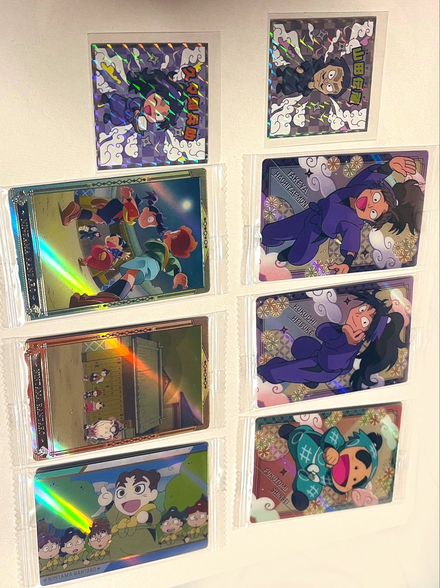 jamitora's tweet photo. 【交換/譲渡】
忍たま にふぉるめーしょん シールウエハースの段

譲)利吉、兵太夫、金吾、庄左ヱ門、八方斎、学園長＆へむへむ
異種 画像2枚目参照

求)⭐️七松、立花、4年生、タソガレドキ＞100円＋送料

📮郵送交換
⭐️含む纏めて交換頂ける方を優先させていただきます。 https://t.co/HpRkPPgT4l