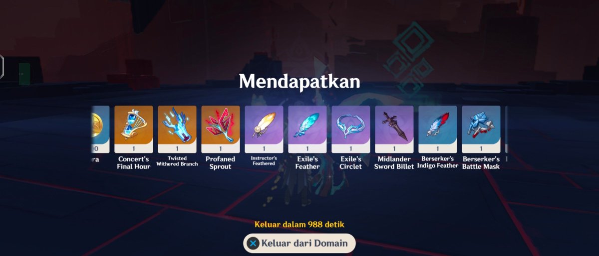 Forzgot's tweet photo. [ Day 24 ]
• Joki Daily Genshin + Abisin Resin (240) 
• Run Domain Weapon 3x Condess
• Run Weekly Boss 2x
The Unresolved + Dottore 2 https://t.co/rySoDnGHzV