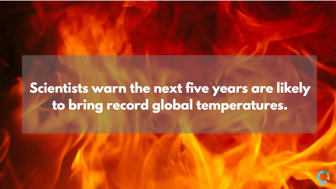 YaleClimateComm's tweet photo. A new WMO report projects a 75% likelihood that average global temperatures from 2026 to 2030 will exceed the 2.7°F (1.5°C) Paris Agreement threshold. There is a 91% probability that at least one of those years will surpass that level. https://t.co/iOPBybT8Dg