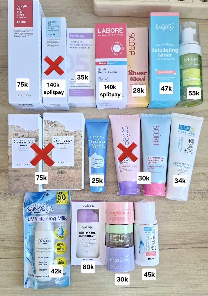 luvvsehun's tweet photo. @javelyyy ada nih kak fw cosrx salicylic acid 75k 150ml, sunscreen skinaqua 42k
co : https://t.co/JIcbZYDXd1 https://t.co/o3c2xDcKJt