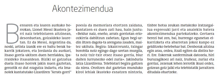 SnOiD_JaUnA's tweet photo. Duela pare bat eguneko #Txuriyarena dakarkizuet. Ez dut gogoan inoiz alarma jarri izana kirol ebenturen bat ikusteko, #daitort. Asko jota, bideoa programatzen ikasi aurretik, REC botoia sakatzeko bai ordea.

«Akontezimendua», @Txuriya'k idatzia. https://t.co/cf7hqZeMJa