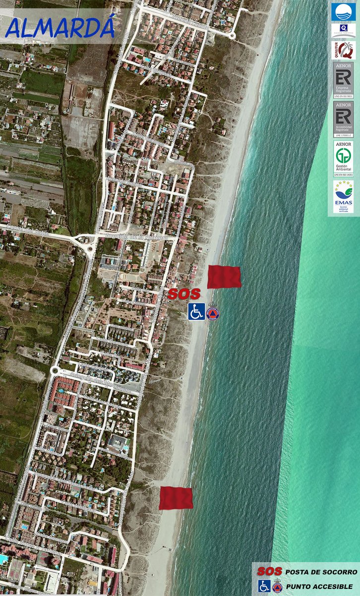 PLSagunt's tweet photo. Cambio de banderas que ondean en las playas de Almarda, Corinto y Malvarrosa el día 1 de julio.
Canvi de banderes que onegen a les platges d´almarda, corinto i malvarrosa el dia 1 de juliol. https://t.co/fD2C8y3aME