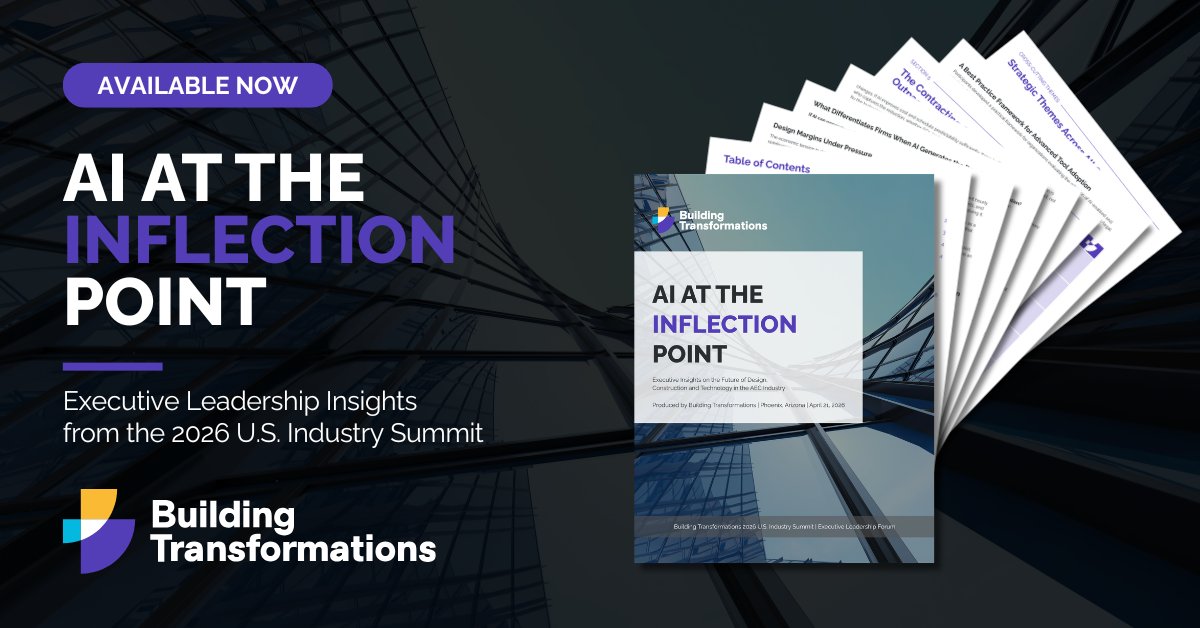 CanBIM's tweet photo. AI AT THE INFLECTION POINT
60 senior leaders. One room. The AEC industry's AI conversation — at the inflection point.
Read the white paper: https://t.co/92tSbIKtUY

#BuildingTransformations #Innovation #AECO https://t.co/27XDEMiDDX