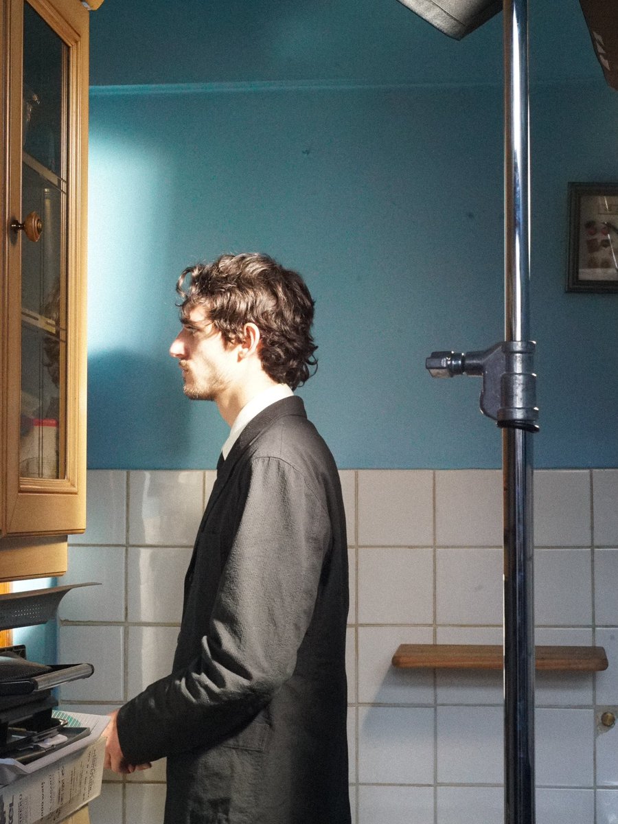 taminodaily's tweet photo. tamino on the set of the ‘raven’ music video, 2026 https://t.co/aLPXLQMJbF