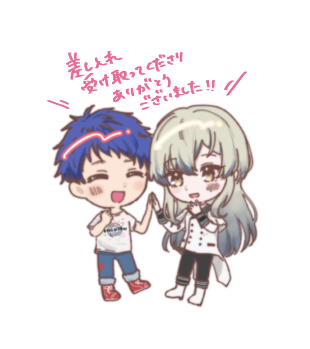 iize_iize_iize's tweet photo. 差し入れ絵でした❤️🤍 https://t.co/jAFOqCwT9q