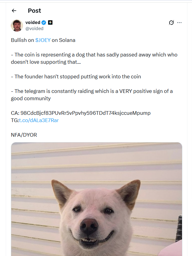 NotAMemeSolana's tweet photo. holy crazy check website https://t.co/o5tU9G2gLL 
WORLD & ANIMAL meta holy is this coincidence? 

https://t.co/RrHBTWnTPi intern just shilled a token years ago and called JOEY 

this is insane while the WORLD just hit 12.48M this is crazy 

CA: 98CdcBjcf83PUvRr5vPpvhy596TDdT74ksjccueMpump

proof : : https://t.co/vjkWmdZOXj

check this repo who shilled joey before 

https://t.co/kcRHwnURYu